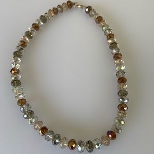 Mult color bead necklace